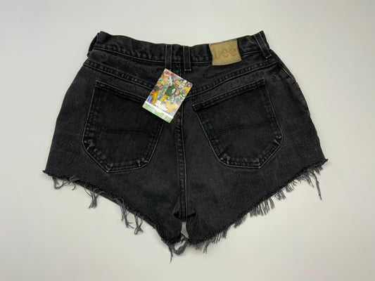 Vintage Lee Black Denim Cutoff Shorts