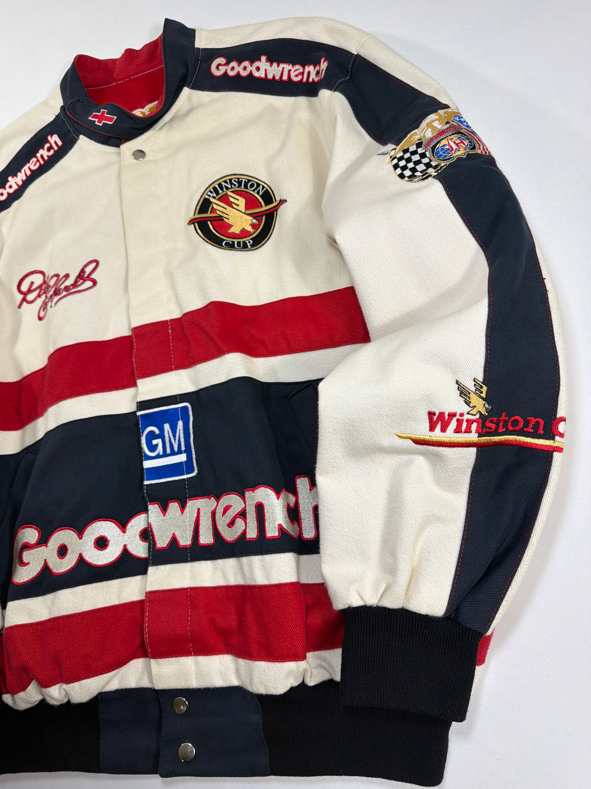 Vintage Dale Sr Jeff Hamilton NASCAR Jacket