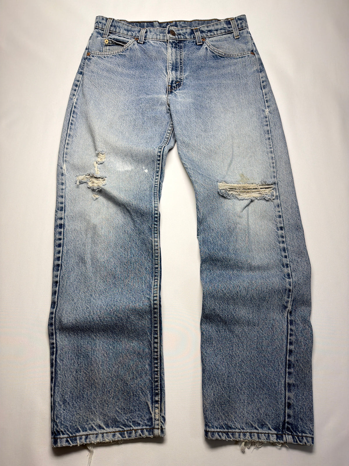 Vintage Distressed 505 Orange Tab Levi’s Denim Jeans