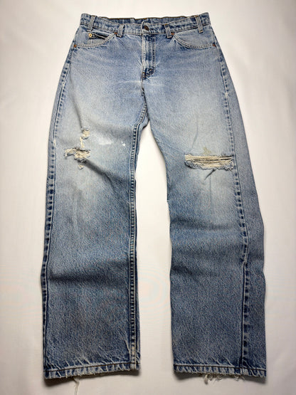 Vintage Distressed 505 Orange Tab Levi’s Denim Jeans