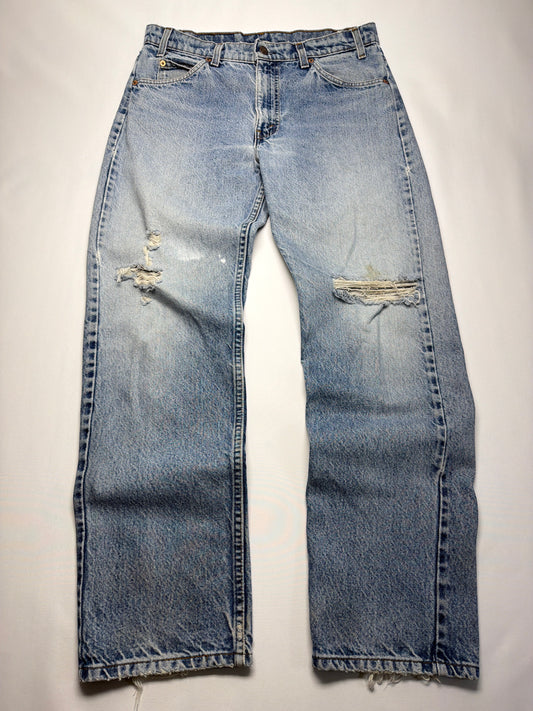 Vintage Distressed 505 Orange Tab Levi’s Denim Jeans