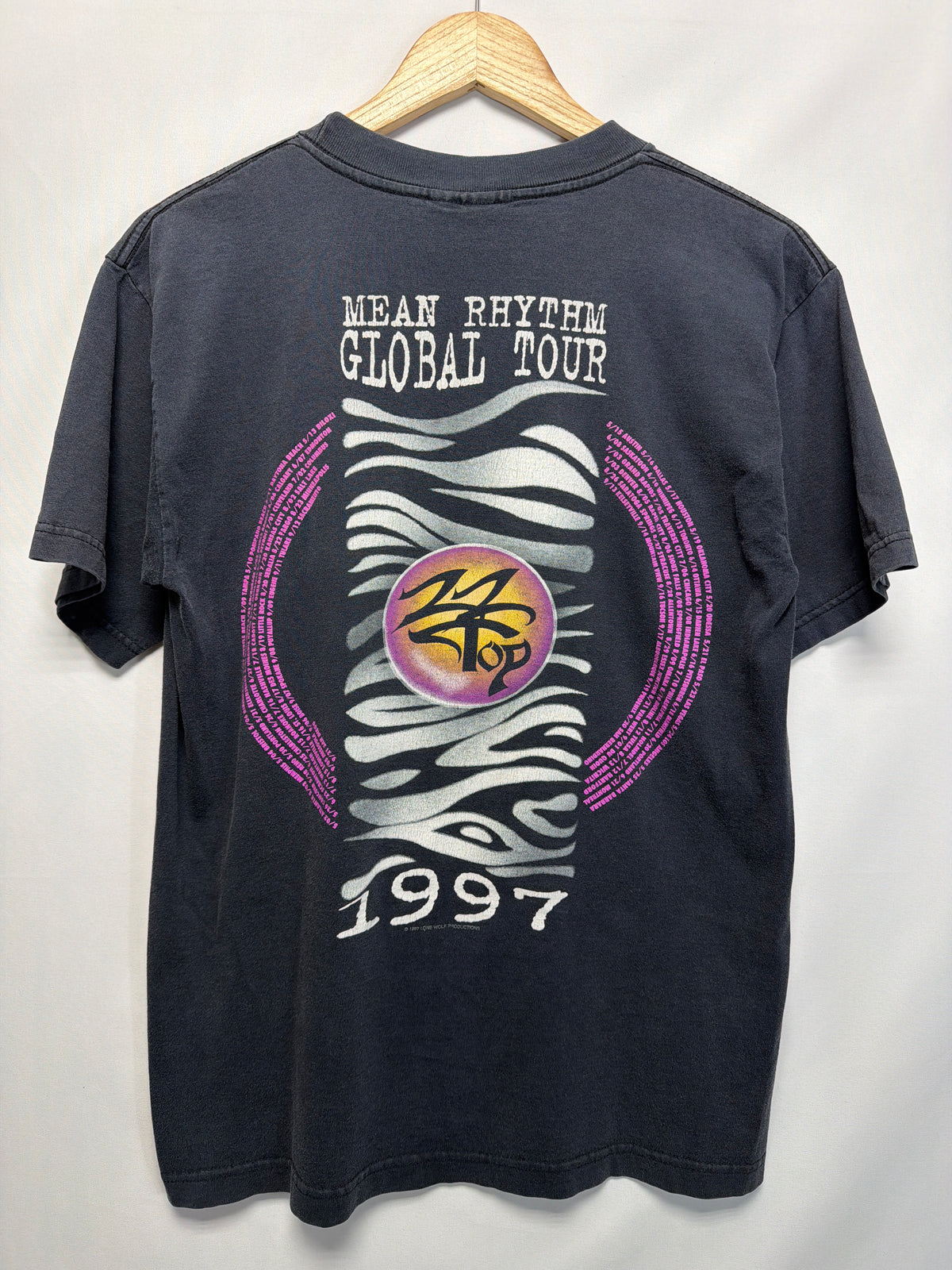 1997 ZZ Top Mean Rhythm Golden Tour T-Shirt