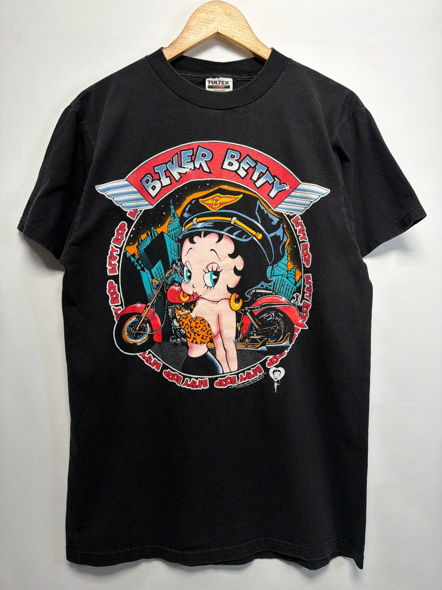 1994 Biker Betty Boop Panhead City T-Shirt