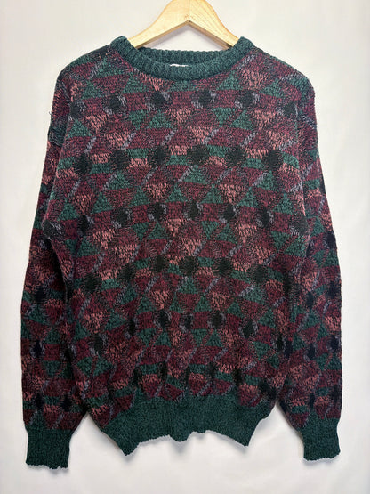 Vintage Brittany Bay Geometric Knit Sweater