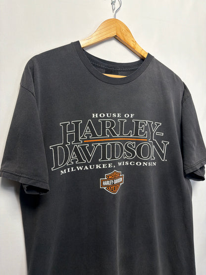 Vintage Y2K Faded House of Harley Davidson T-Shirt