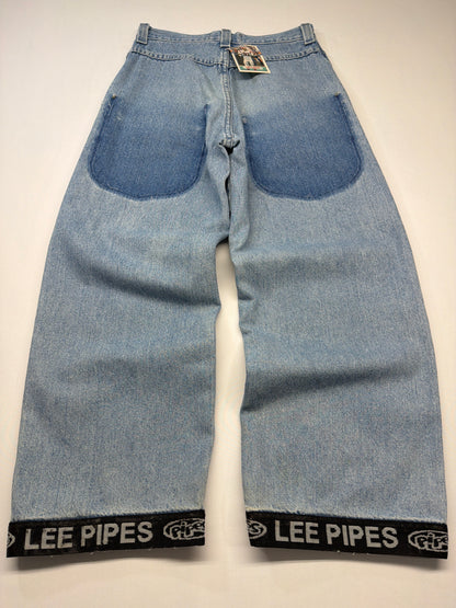 Vintage Lee Pipes Baggy Denim Jeans
