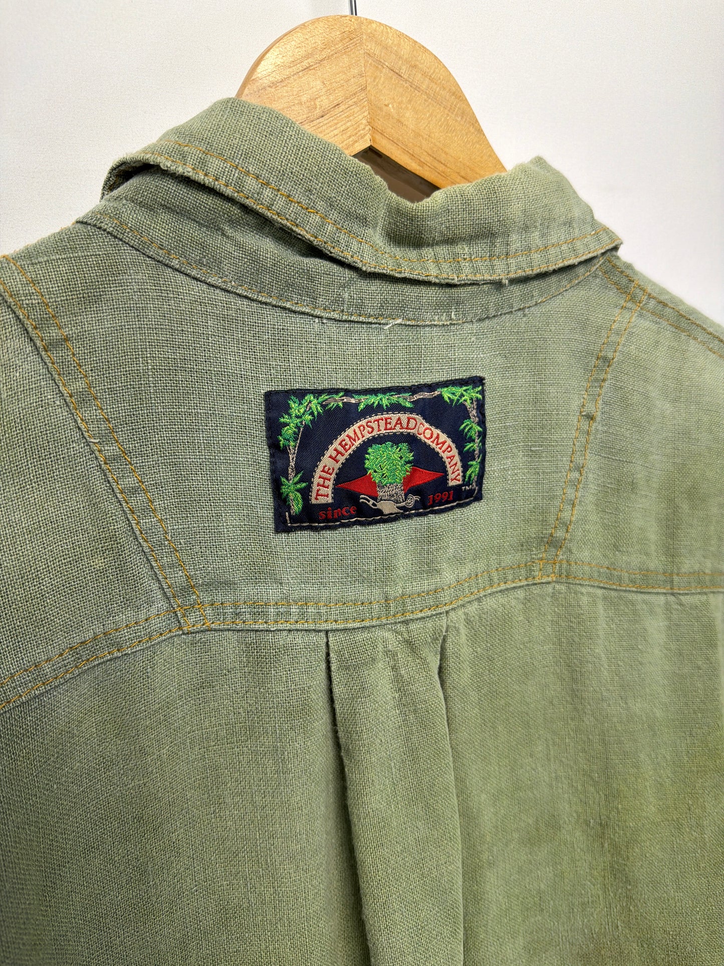 Vintage Hempstead Company Sativa Button Up Shirt
