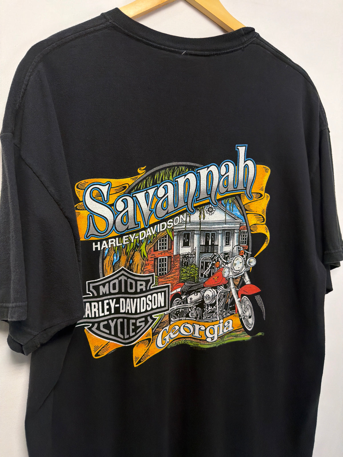 2002 Harley Davidson Savannah Georgia T-Shirt