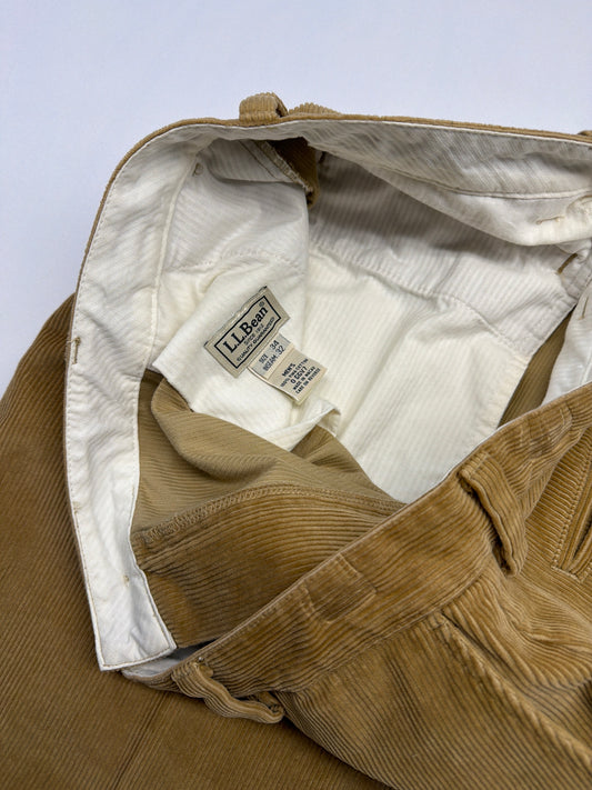Vintage L.L. Bean Tan Corduroy Pants