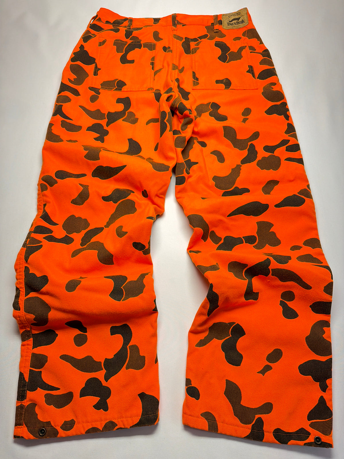 Vintage Duxbak Thinsulate Orange Duck Camo Pants