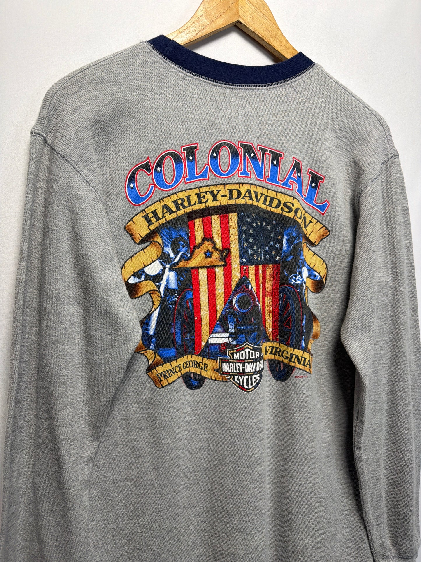 2008 Harley Davidson Colonial Thermal Shirt