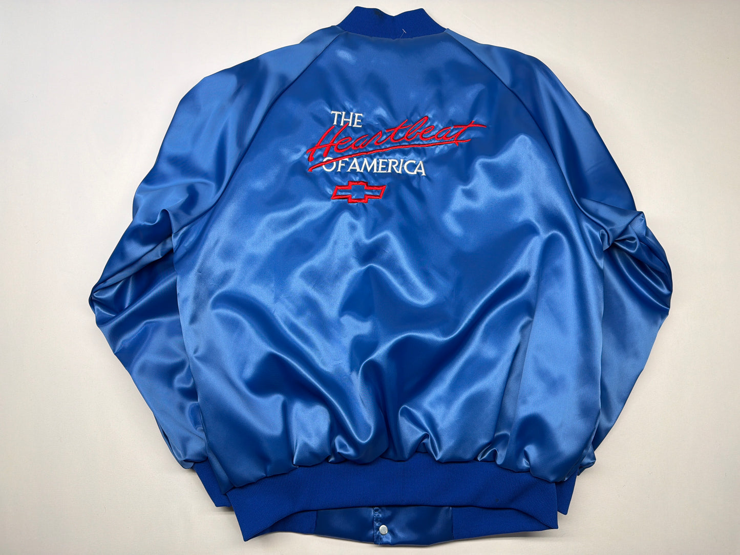 Vintage Chevy Heartbeat of America Bomber Jacket