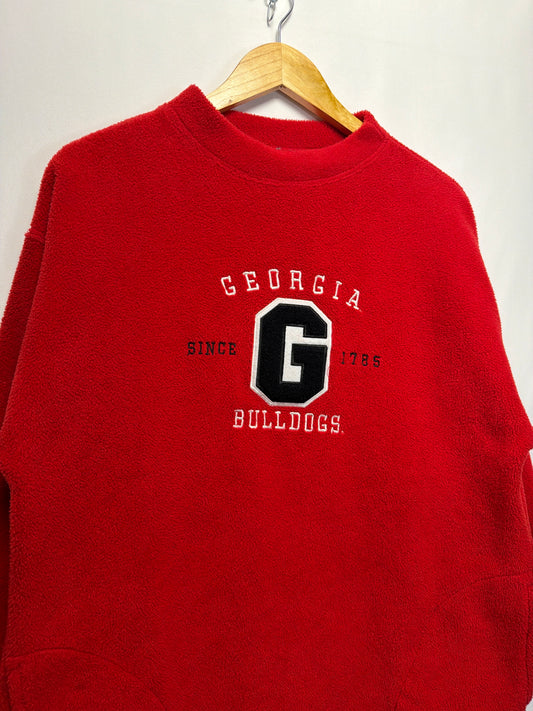 Vintage Georgia Bulldogs Fleece Pocket Sweatshirt