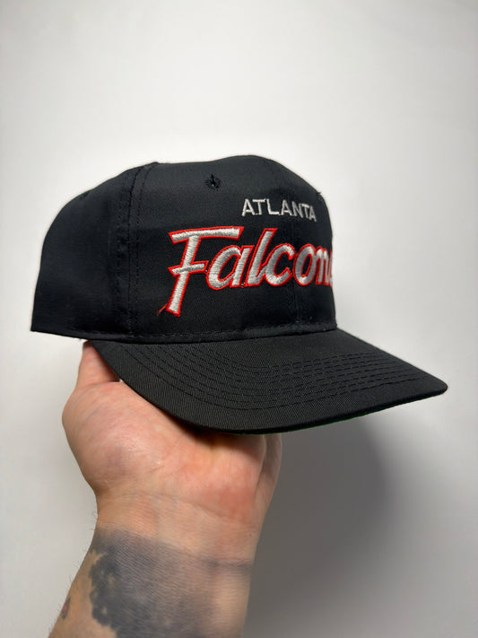 Vintage Atlanta Falcons Double Line Script Sports Specialties SnapBack