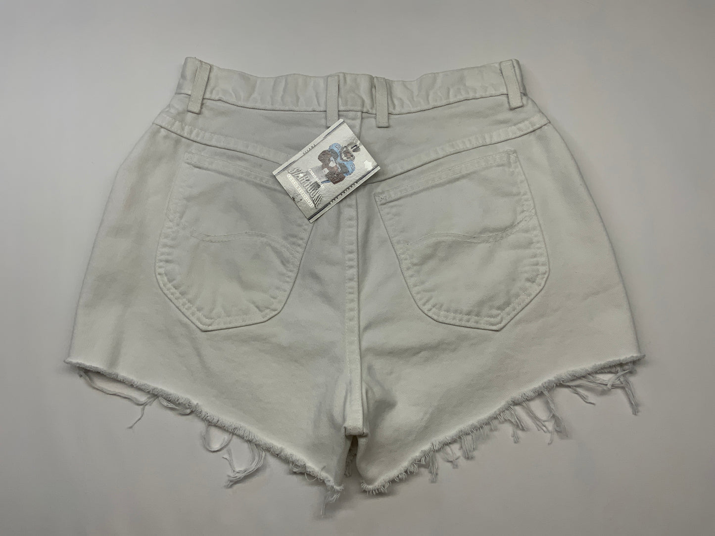 Vintage Lee White Denim Cutoff Shorts