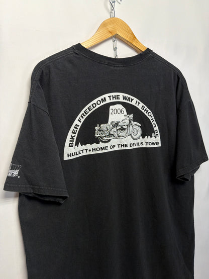 2006 Devils Tower Hulett Wyoming Biker T-Shirt