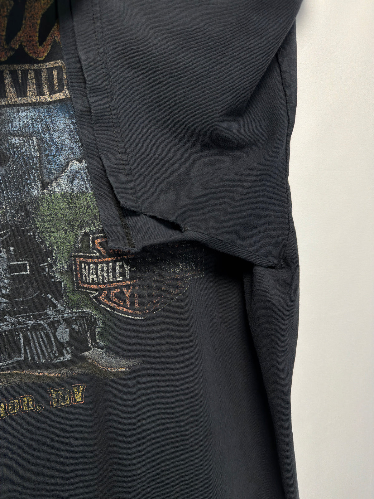 Vintage Harley Davidson Pocket Aces Faded T-Shirt