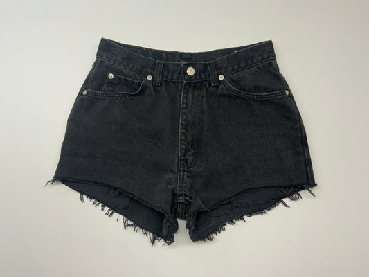 Vintage Jordache Black Denim Cutoff Shorts