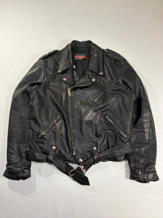 Vintage Brooks Leather Biker Jacket