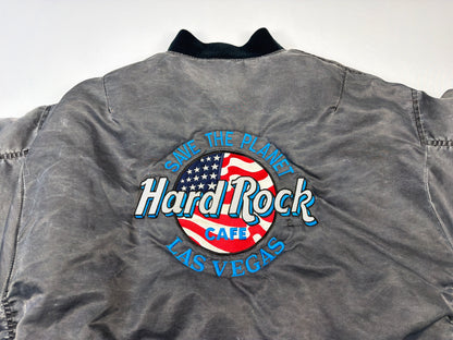 Vintage Hard Rock Cafe Bomber Jacket