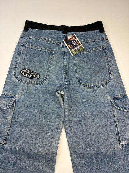 Vintage Lee Pipes Cargo Denim Jeans