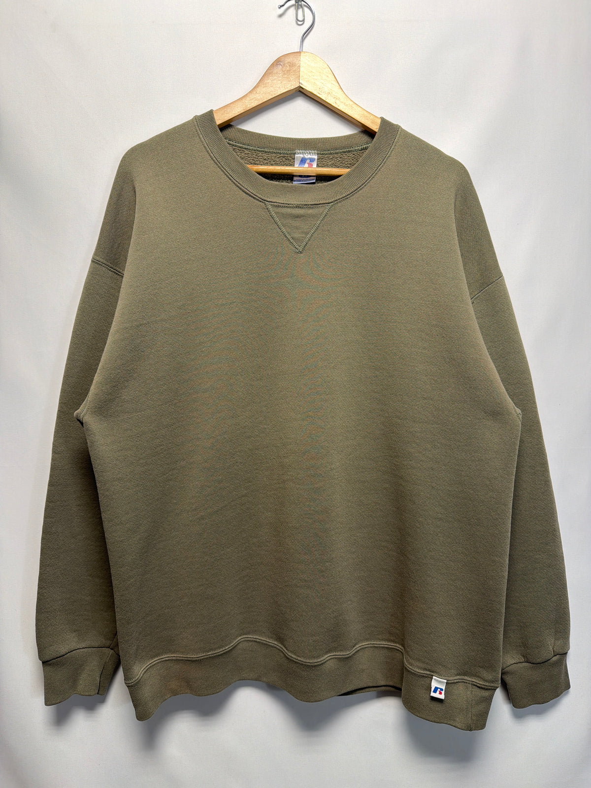Vintage Russell Dri-Power Olive Green Blank Sweatshirt