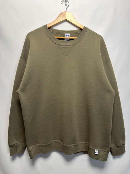 Vintage Russell Dri-Power Olive Green Blank Sweatshirt