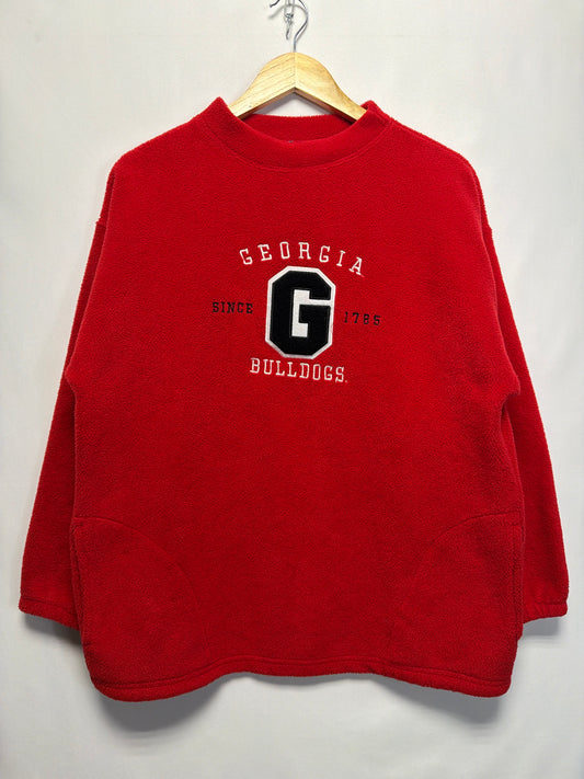 Vintage Georgia Bulldogs Fleece Pocket Sweatshirt