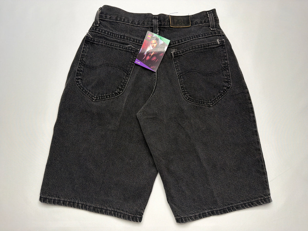 Vintage Lee Black Denim Mom Shorts