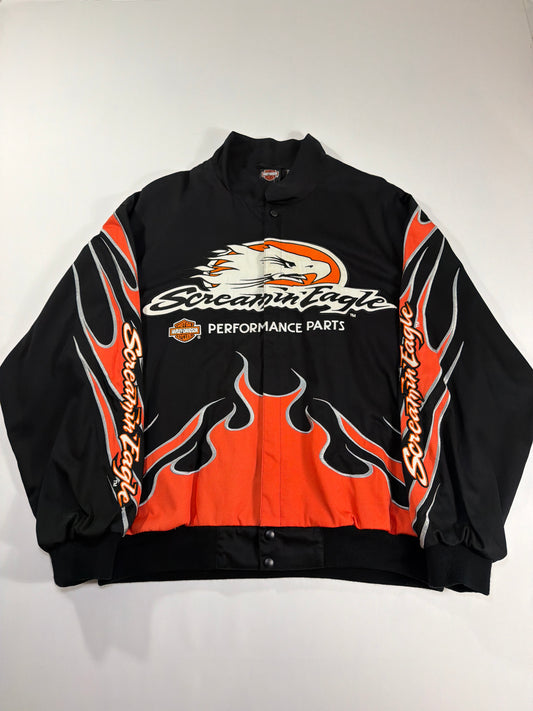 Vintage Harley Davidson Screamin Eagle Race Jacket