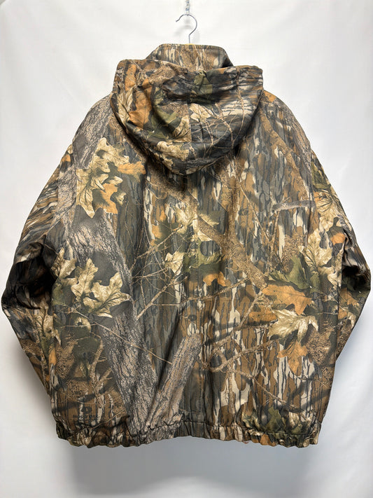 Vintage Remington Mossy Oak Break Up Camo Insulated Puffer Jacket