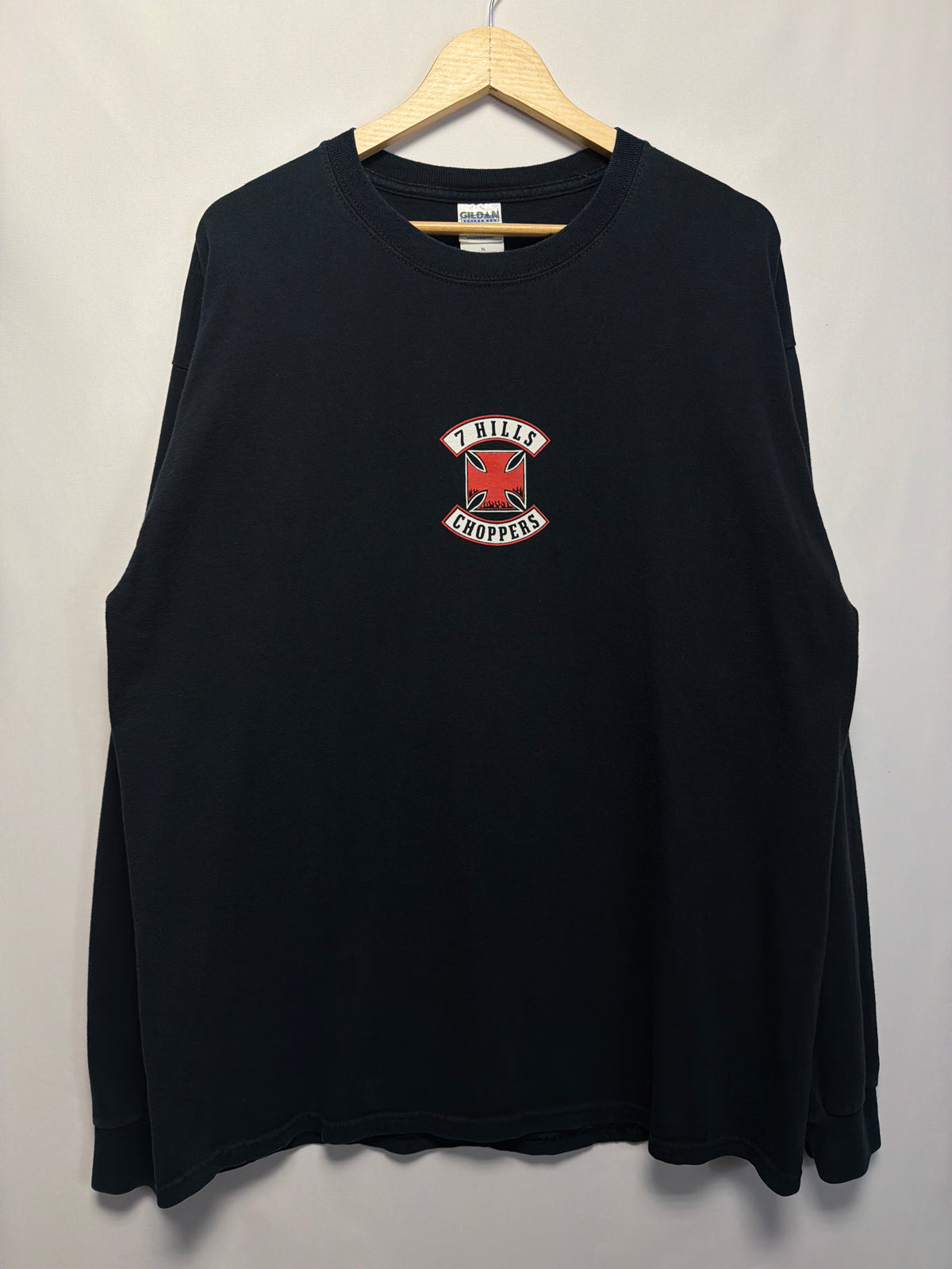 Vintage Y2K 7 Hills Choppers Rome GA Long Sleeve T-Shirt