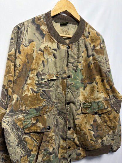 Vintage Spartan Realtree Camo Bomber Jacket