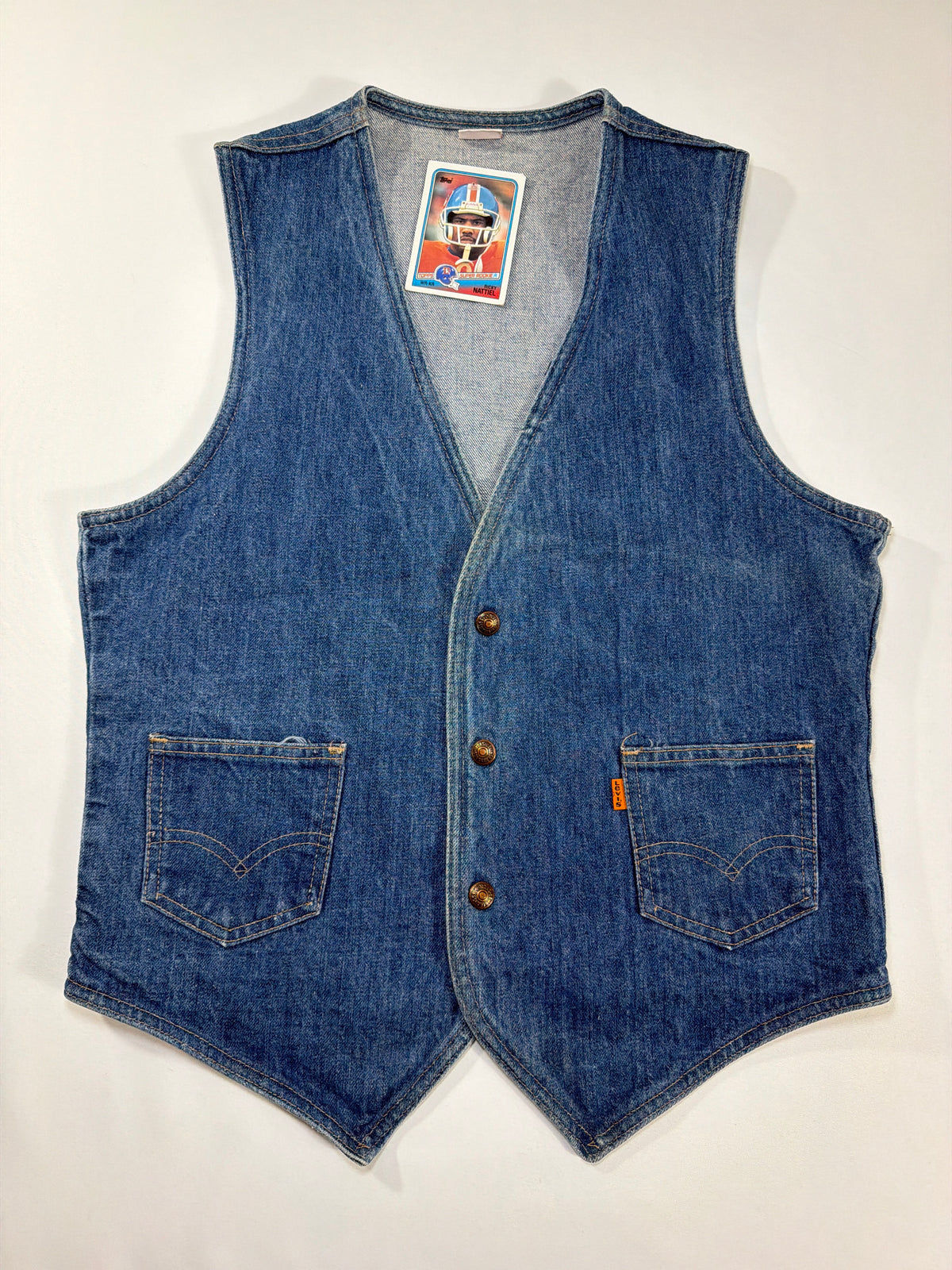 Vintage Orange Tab Levi’s Western Denim Vest