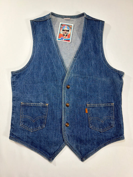 Vintage Orange Tab Levi’s Western Denim Vest