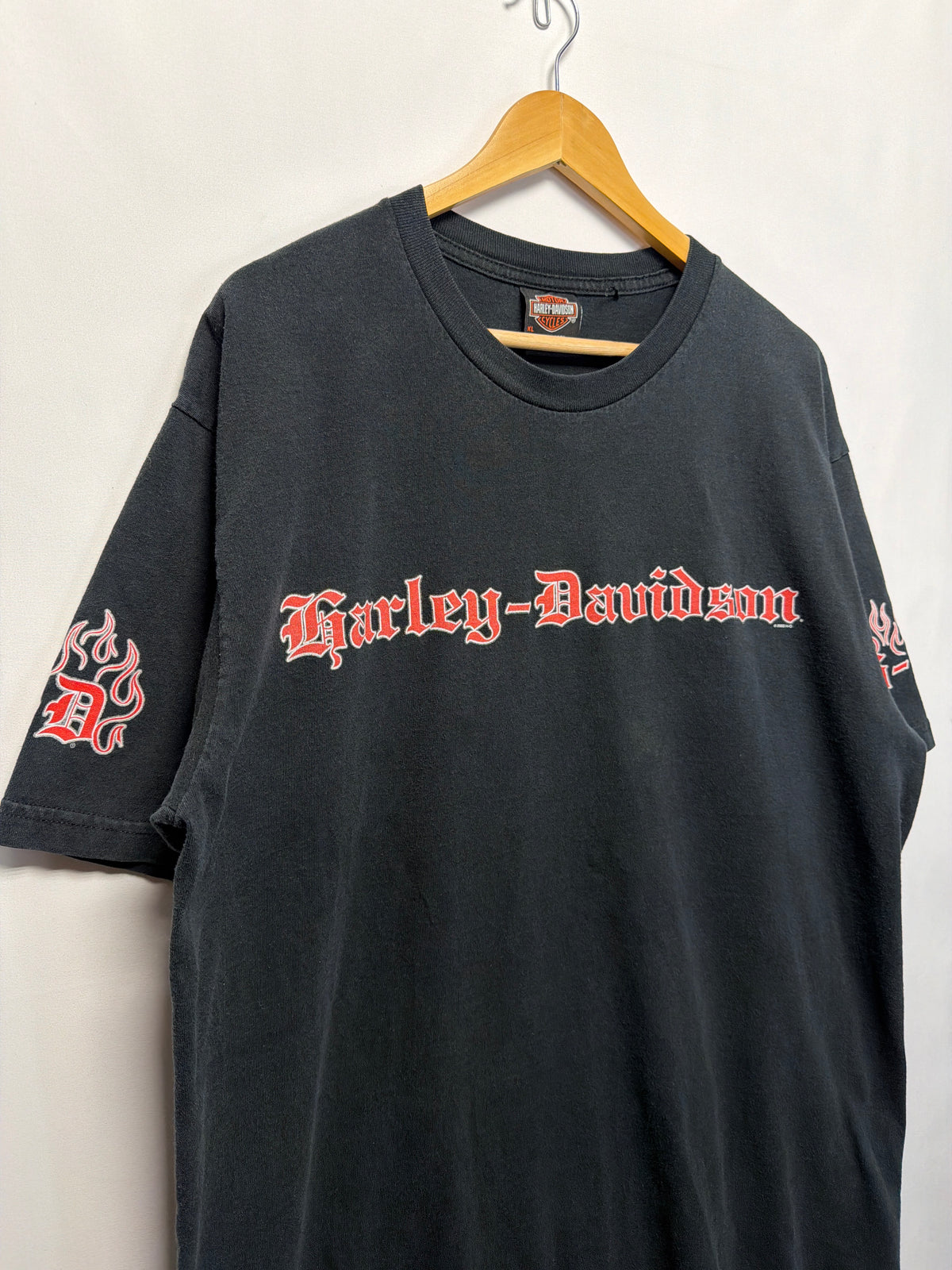 2003 Harley Davidson Flames Ray Price T-Shirt