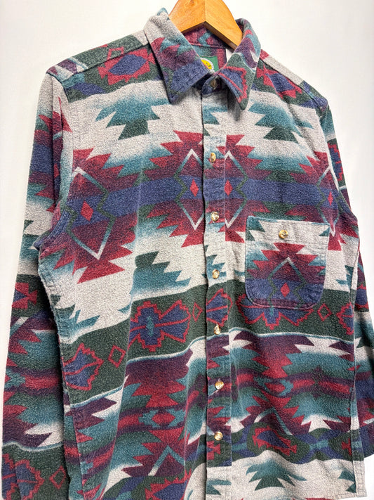 Vintage Cabela’s Aztec Flannel Button Up