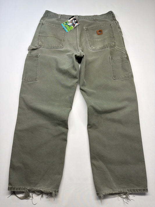 Vintage Distressed Green Carhartt Pants
