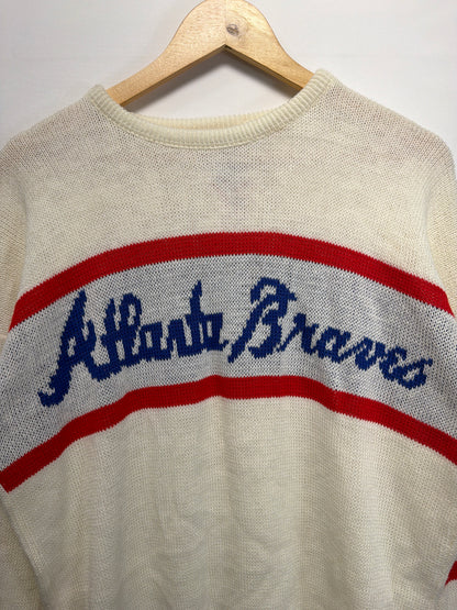 Vintage Deadstock Cliff Engle Atlanta Braves Knit Sweater