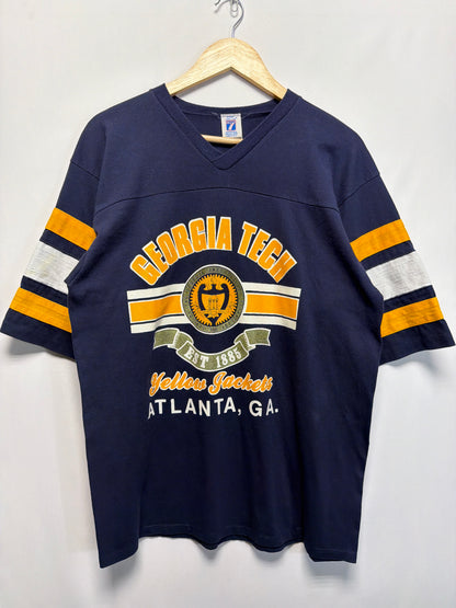 Vintage Logo 7 Georgia Tech Yellow Jackets Jersey Shirt