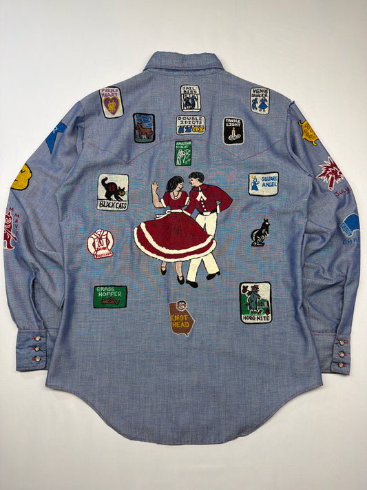 Vintage Art Movement Button Up Shirt