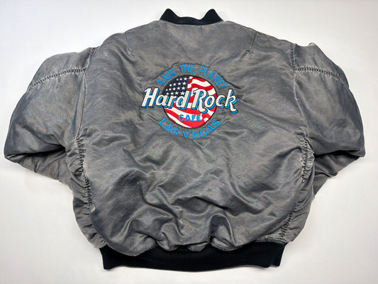 Vintage Hard Rock Cafe Bomber Jacket