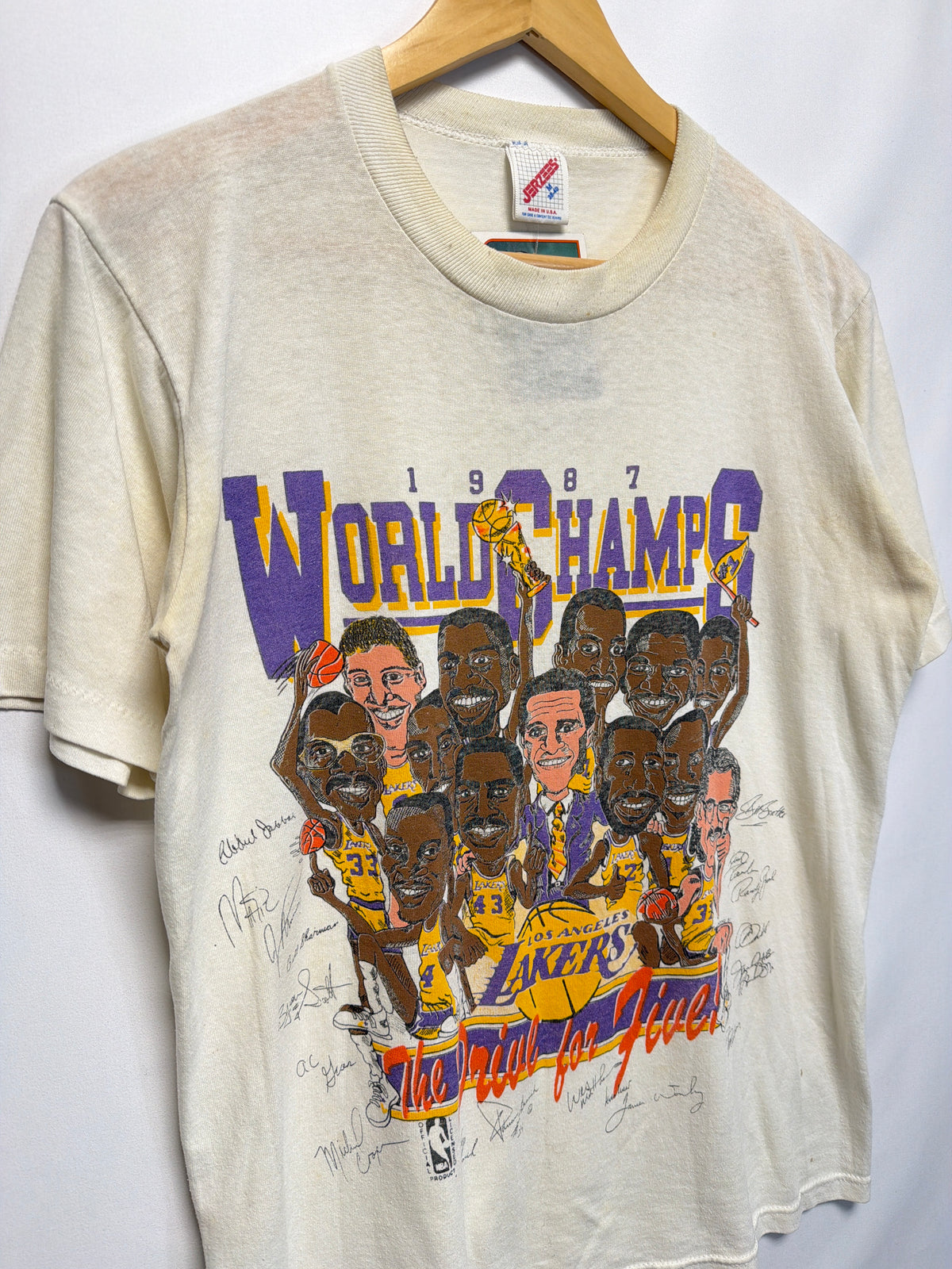 1987 Los Angeles Lakers World Champs T-Shirt