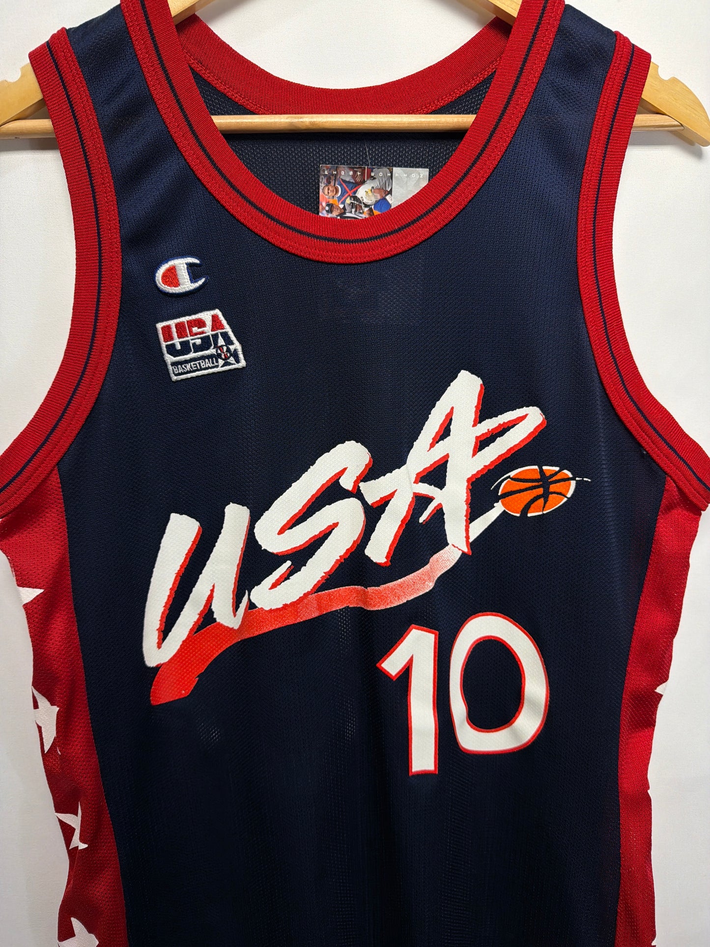 Vintage Reggie Miller Team USA Champion Jersey