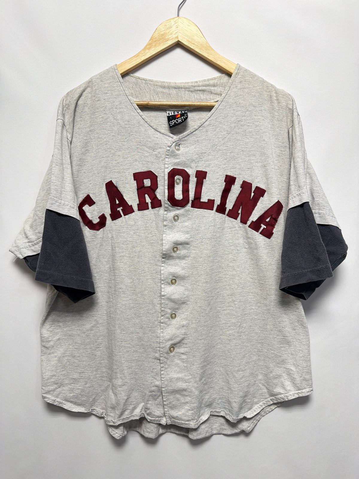 Vintage Carolina Gamecocks Button Up Jersey Shirt