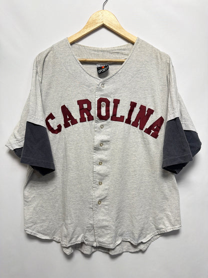 Vintage Carolina Gamecocks Button Up Jersey Shirt