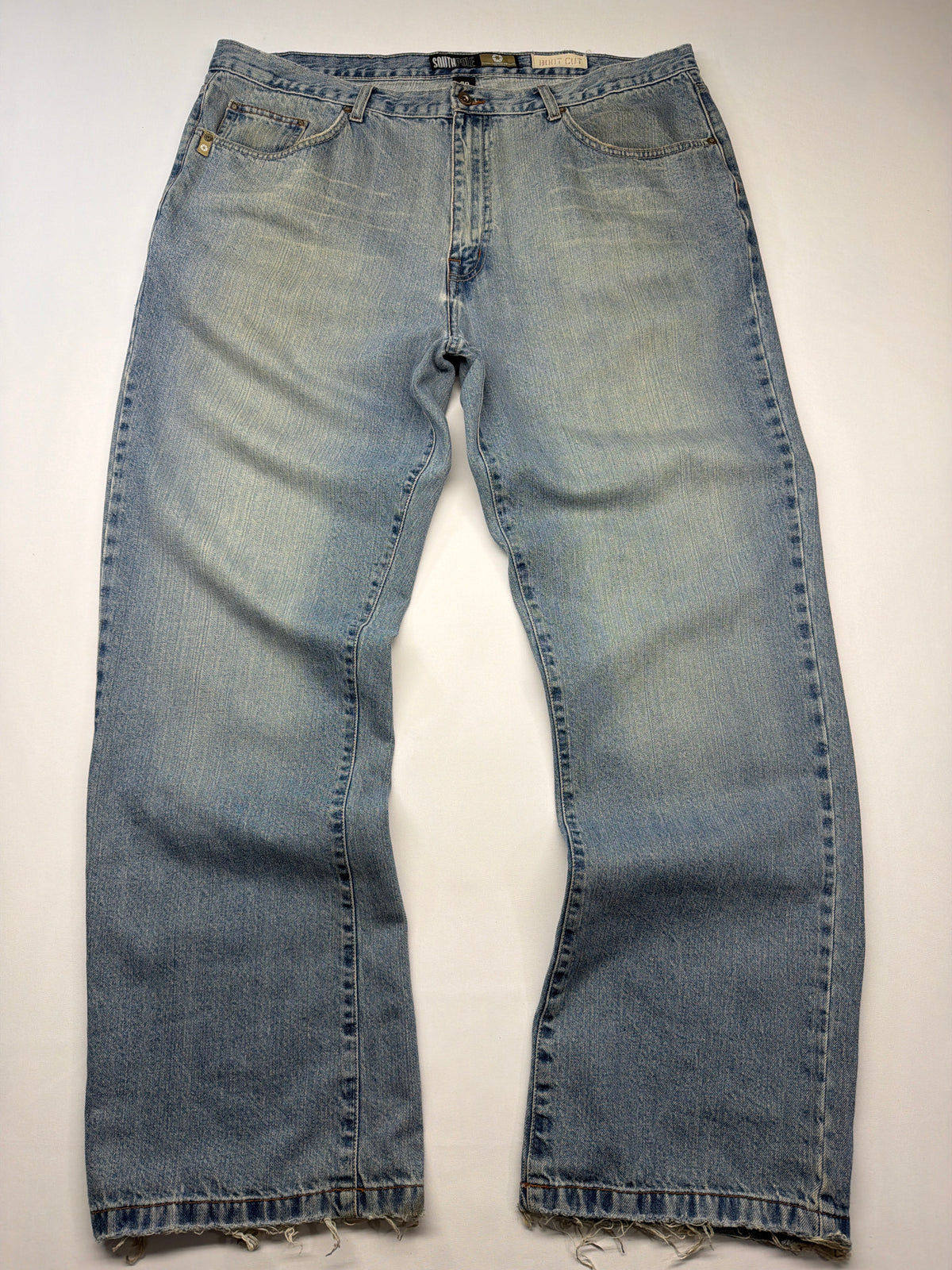 Vintage SouthPole Gold Tab Baggy Boot Cut Y2K Jeans