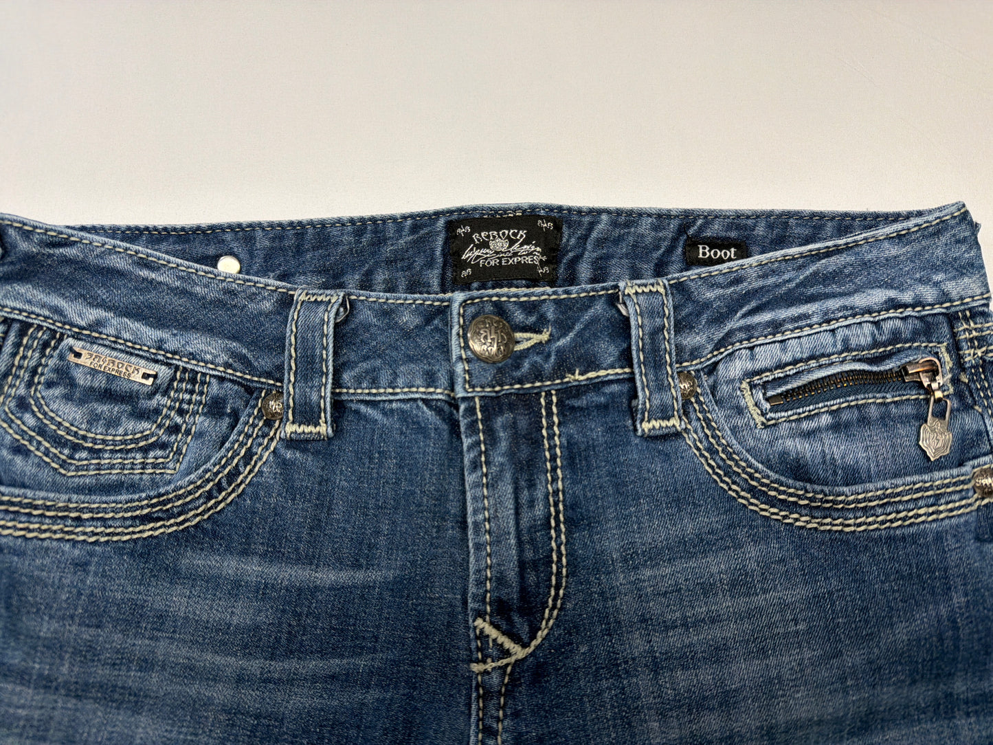 Vintage Y2K Rerock For Express Low Rise Jeans