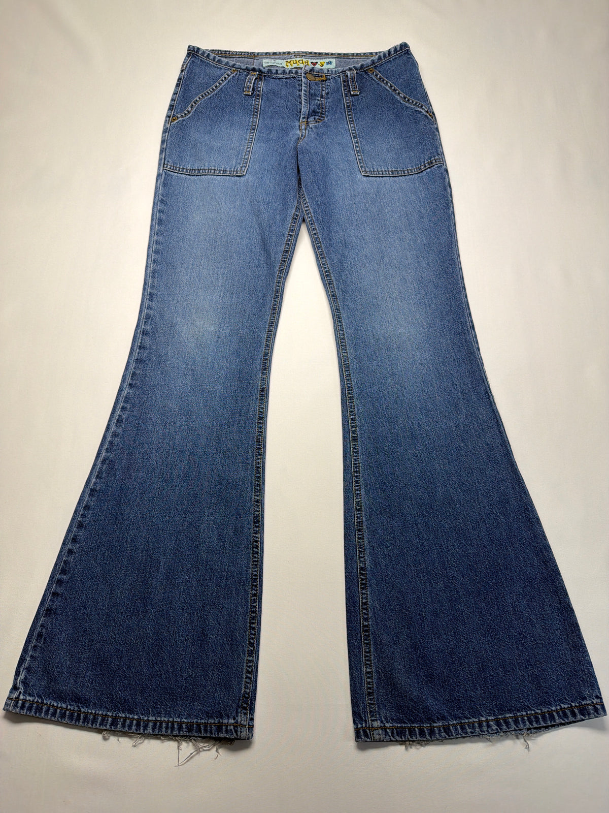 Vintage Y2K Mudd Low Rise Flare Denim Jeans