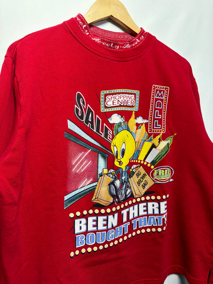 2002 Looney Tunes Tweety Bird Shopping Sweatshirt